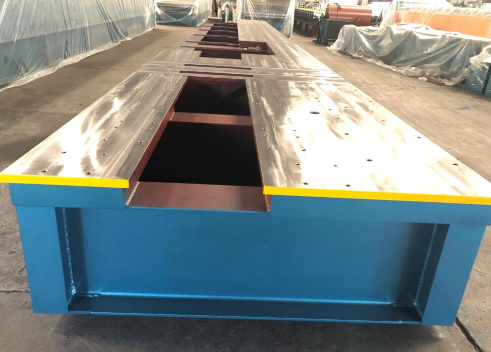 marco 1 de la m&aacute;quina perfiladora de correas