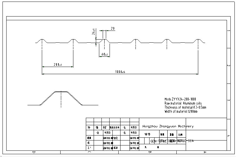 M&aacute;quina perfiladora de tramos largos