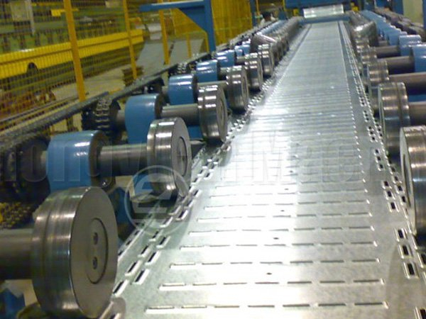 Rodillo de la bandeja de cable que forma la máquina