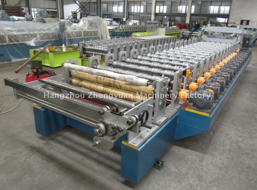 Máquina formadora de tejas esmaltadas de metal de alta velocidad de calidad de Taiwán con sistema de calidad ISO 