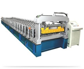 Máquina formadora de rollos de techo de metal