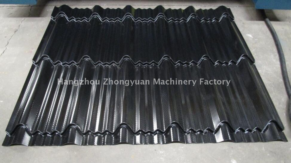 Máquina formadora de tejas esmaltadas de metal de alta velocidad de calidad de Taiwán con sistema de calidad ISO 