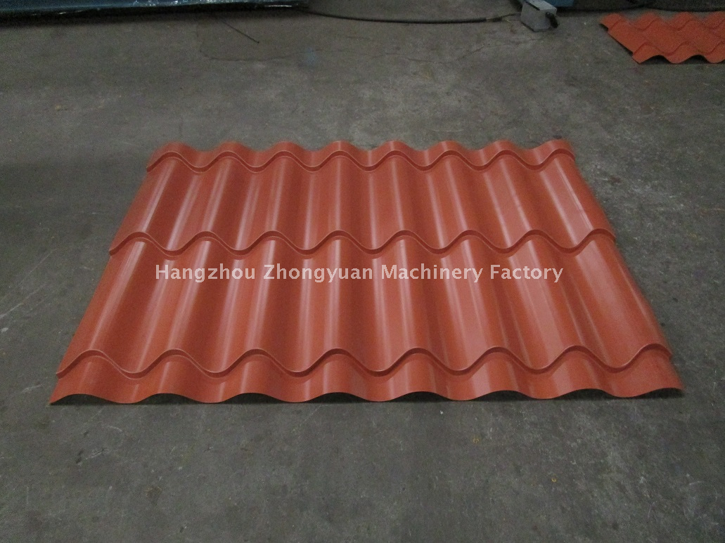 Máquina perfiladora de tejas escalonadas personalizada con sistema de calidad ISO