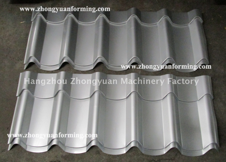 Máquina formadora de rollos de tejas escalonadas de metal/máquina formadora de rollos de tejas esmaltadas