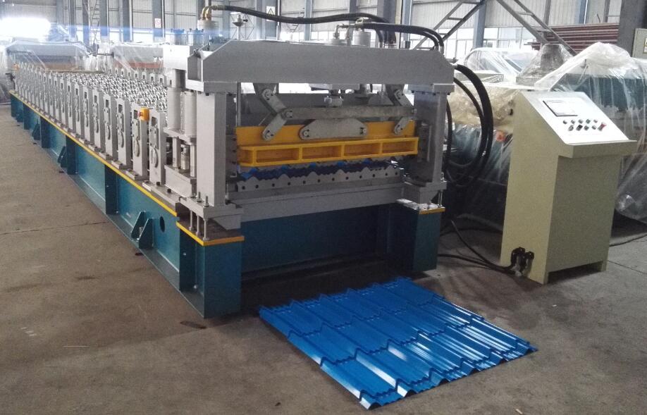 M&aacute;quina formadora de rollos zhongyuan, maquinaria para fabricar tejas