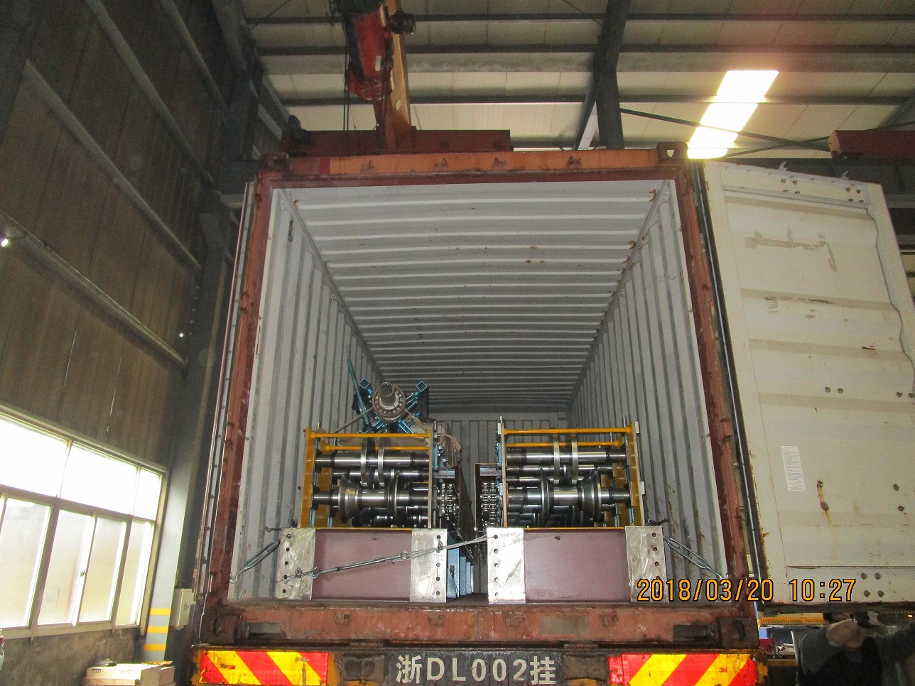 m&aacute;quina laminadora de canalones zhongyuan