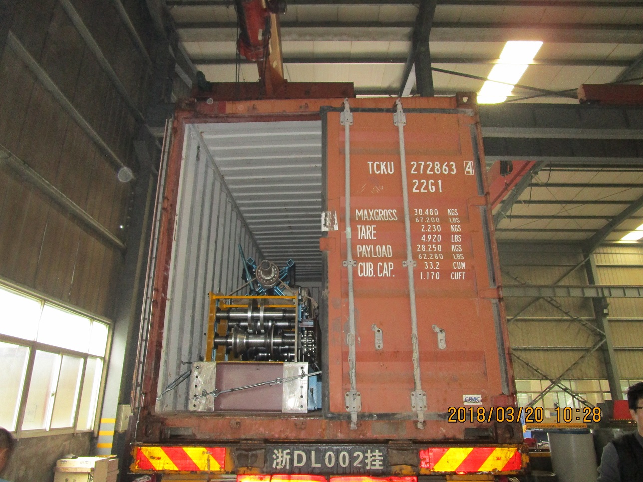 m&aacute;quina formadora de rollos de canal zhongyuan