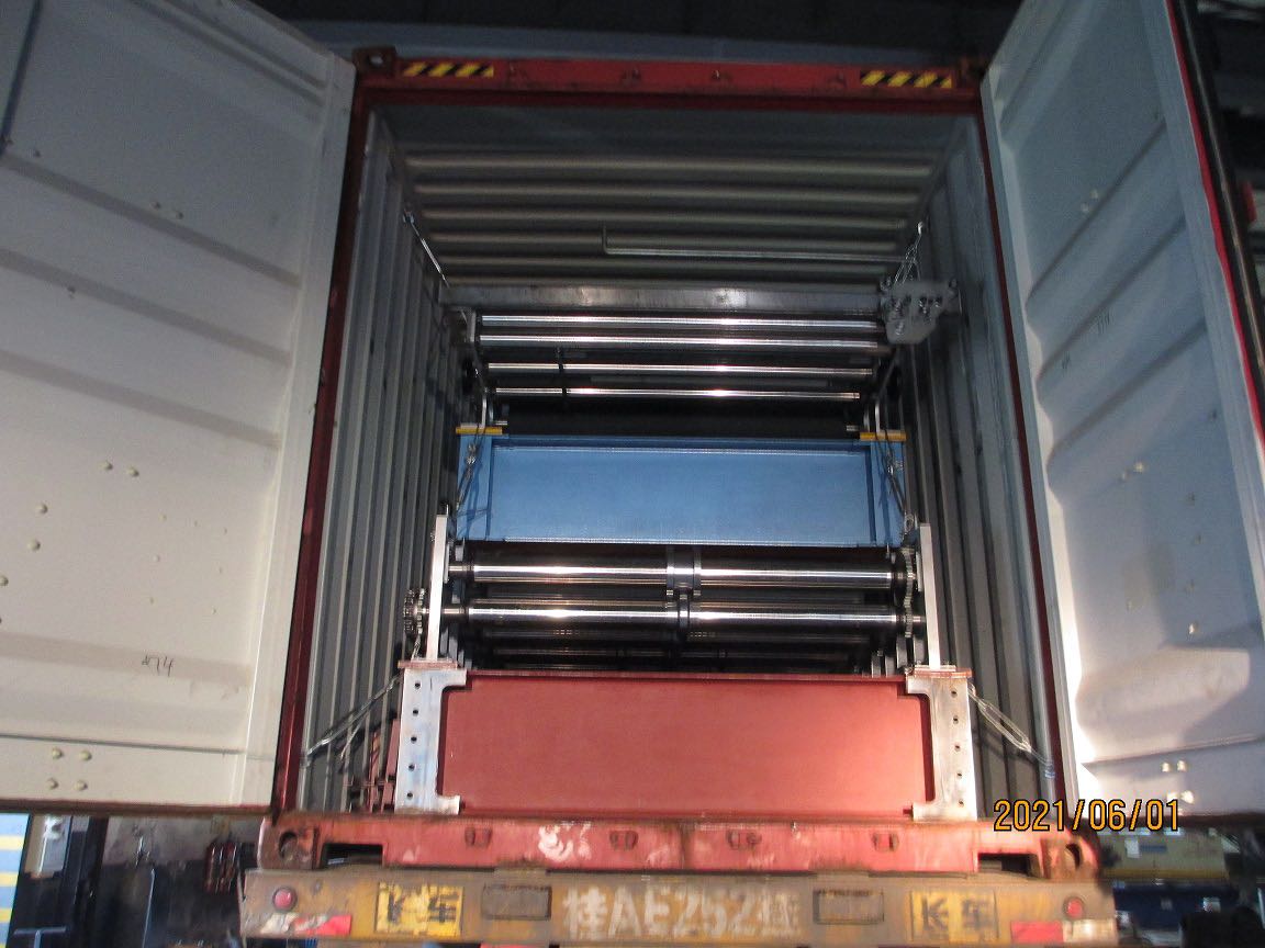 M&aacute;quina formadora de rollos corrugados de acero y hierro zhongyuan