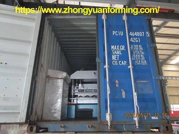 M&aacute;quina formadora de rollos de tejas esmaltadas zhongyuan