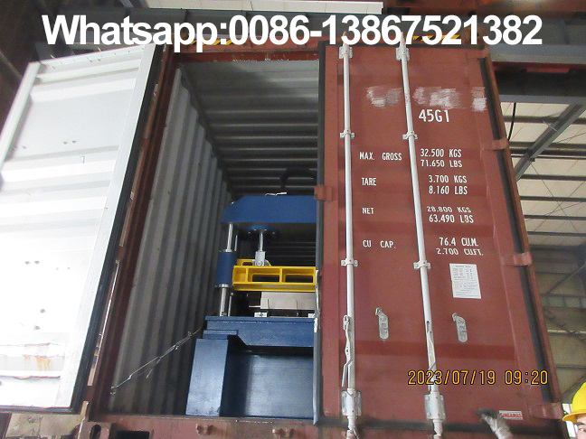 M&aacute;quina perfiladora de cubiertas Zhongyuan