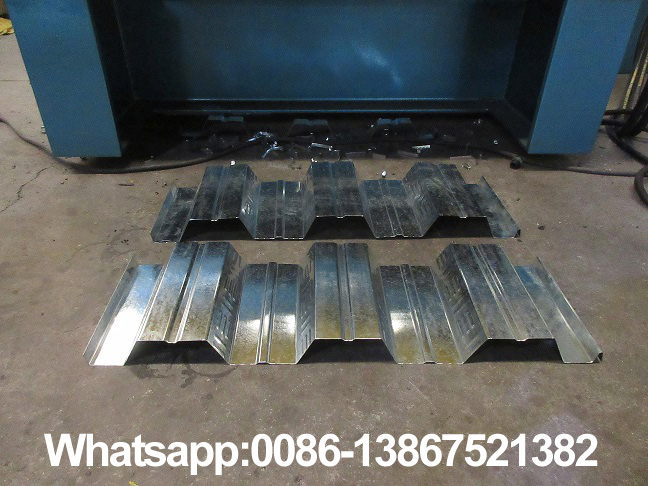 M&aacute;quina formadora de rollos de cubierta de piso de metal Zhongyuan