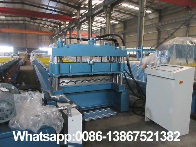 M&aacute;quina perfiladora de l&aacute;minas para techos de tejas Zhongyuan