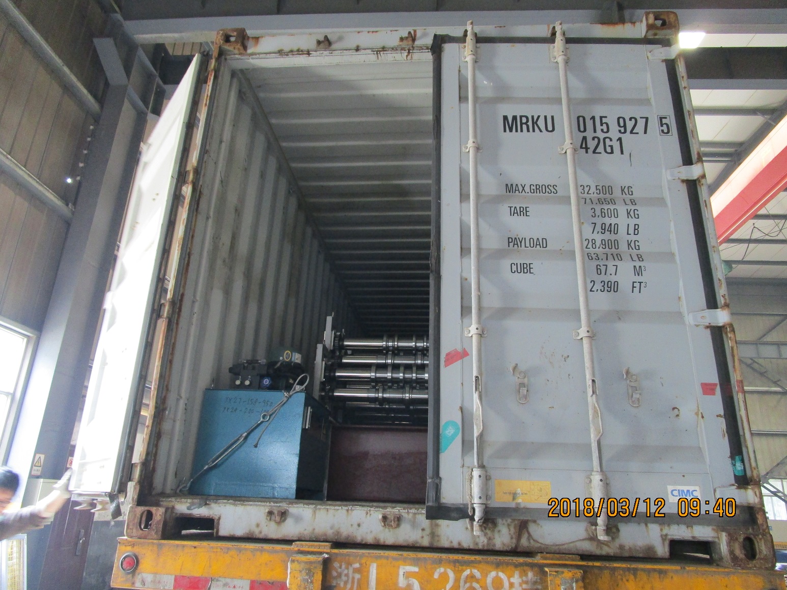 M&aacute;quina formadora de laminaci&oacute;n en fr&iacute;o doble de largo alcance zhongyuan
