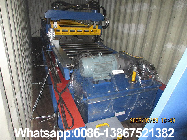 M&aacute;quina formadora de rollos de plataforma de piso de acero Zhongyuan