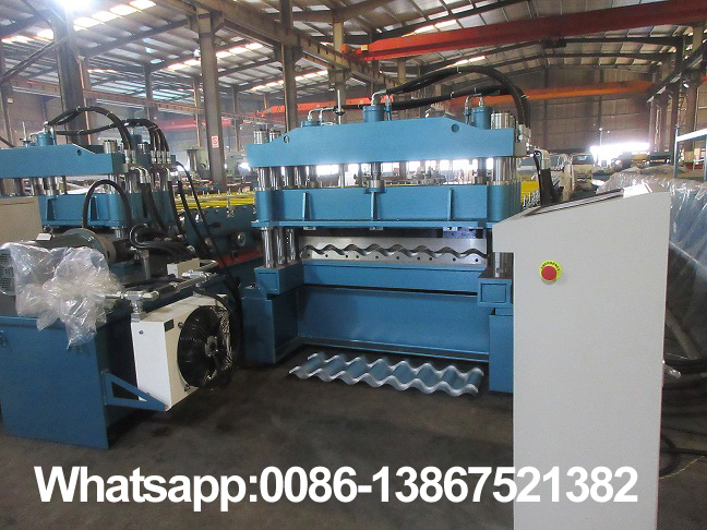 M&aacute;quina formadora de rollos de tejas esmaltadas Zhongyuan a la venta