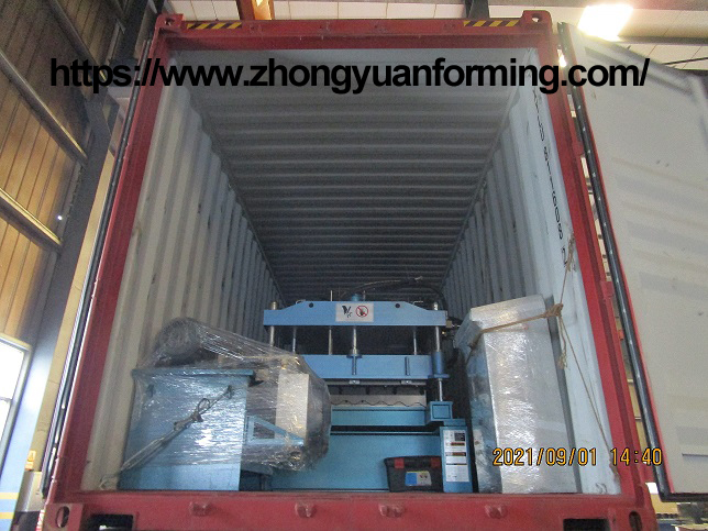 M&aacute;quina para fabricar rollos de tejas zhongyuan