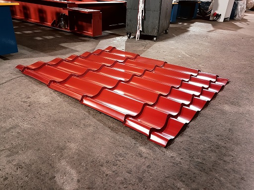 M&aacute;quina formadora de rollos de tejas esmaltadas Zhongyuan