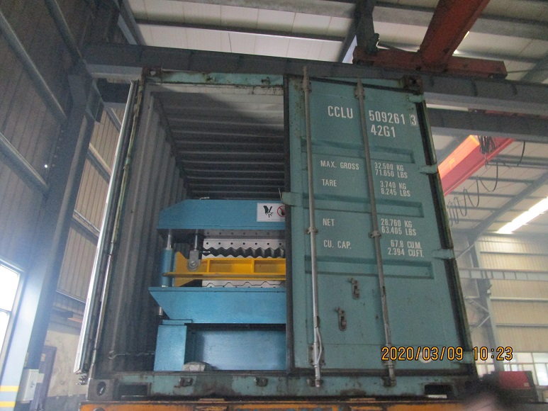 M&aacute;quina perfiladora de doble capa Zhongyuan a M&eacute;xico