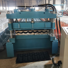 Máquina formadora de rollos de tejas corrugadas, máquina formadora de rollos de tejas metrocopo de chapa de techo de metal