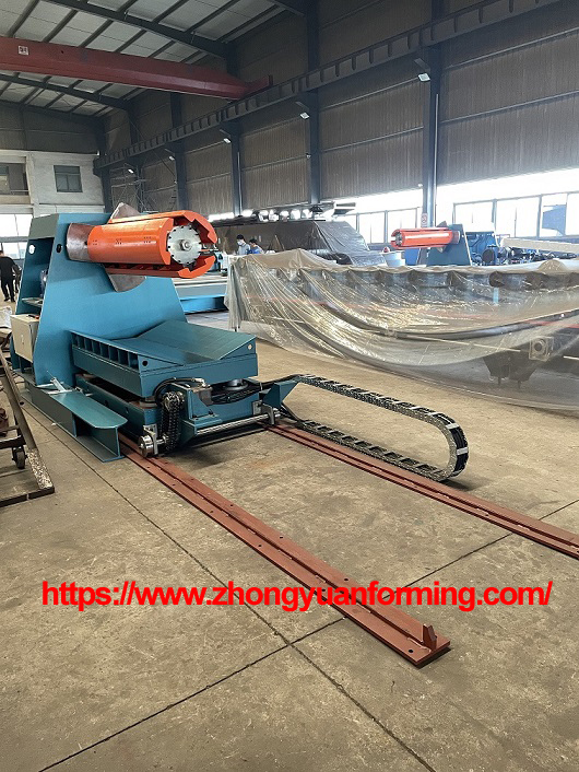 Desenrollador hidr&aacute;ulico zhongyuan con bobina car2