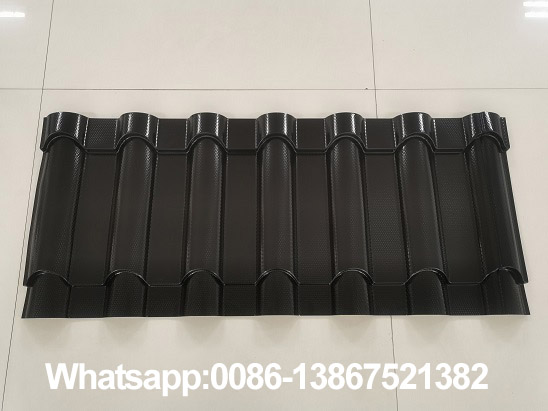 Rollo de chapa de hierro corrugado Zhongyuan que forma la maquinaria para fabricar tejas met&aacute;licas