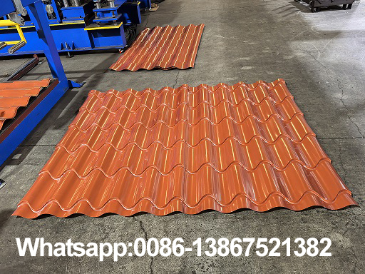 M&aacute;quina perfiladora de tejas de aluminio Zhongyuan