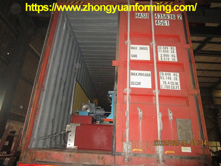 m&aacute;quina formadora de correas zhongyuan