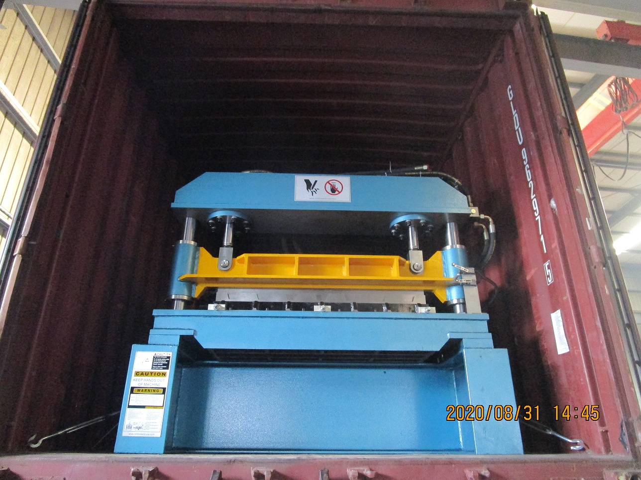 m&aacute;quina de techo con costura alzada zhongyuan