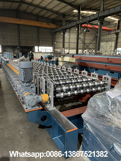 M&aacute;quina formadora de rollos de tejas esmaltadas Zhongyuan