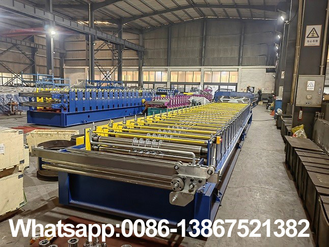 M&aacute;quina formadora de l&aacute;minas para techos con perfil ondulado Zhongyuan