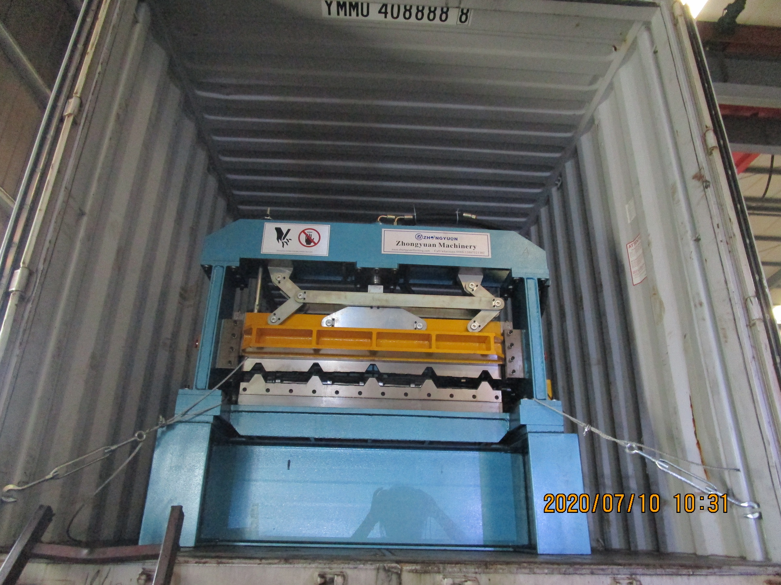 M&aacute;quina perfiladora de paneles de techo zhongyuan