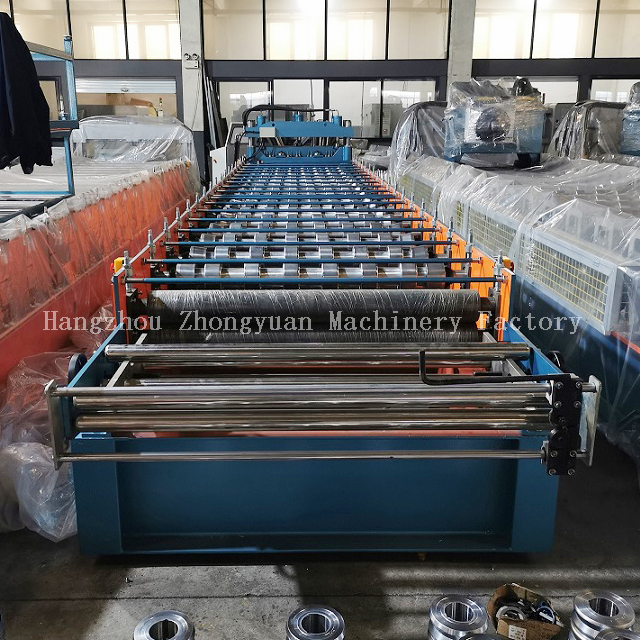 Máquina formadora de rollos de tejas corrugadas, máquina formadora de rollos de tejas metrocopo de chapa de techo de metal