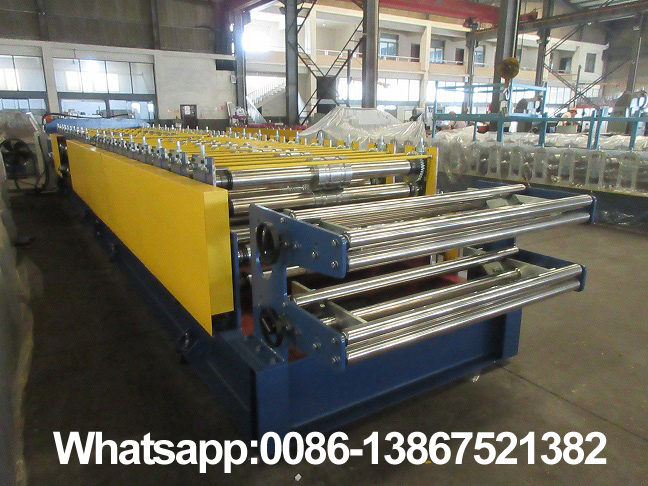 M&aacute;quina perfiladora de l&aacute;minas para techos de doble capa Zhongyuan