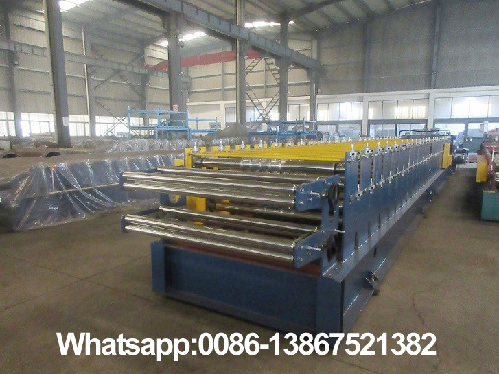 M&aacute;quina perfiladora de l&aacute;minas para techos de doble capa Zhongyuan